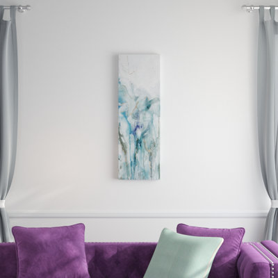 «Abstract Lapis Light Panel II», reproduction de peinture acrylique sur toile tendue