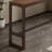 Retro solid wood ironwork bar table-1537924193