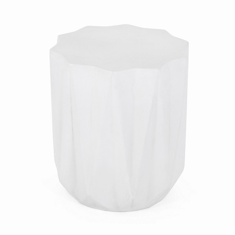 Table d'appoint d'extérieur en béton léger