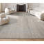 La Ciel Wool Damask Area Rug