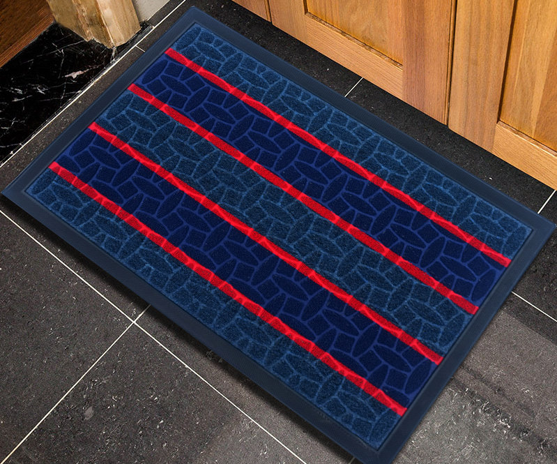 Ashman Non-Slip Striped Outdoor Doormat