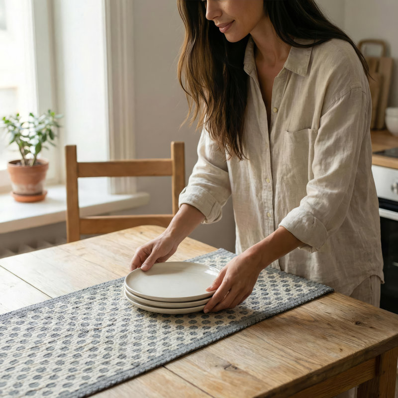 Hand Loomed Table Runner