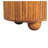 Solid Wood Ridgefront Chest – Amber Oak,6-Drawers