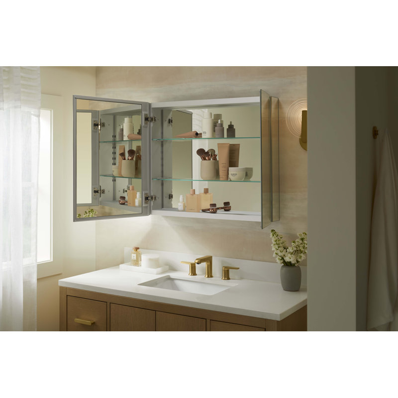 Embark Premium. Rectangular Two-Door Medicine Cabinet, 26" H x 30" W x 4" D
