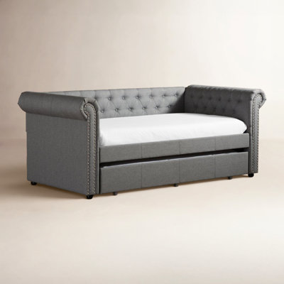 Mynard Upholstered Daybed with Trundle - Twin