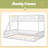 Twin XL Over Queen Bunk Bed With Ladder And Guardrails-1360871068