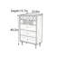 Armoire d'entrée Mid-Century en bois massif-129578524