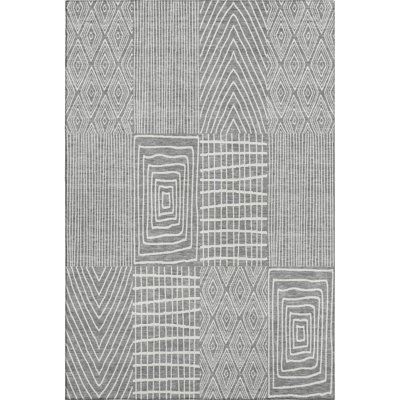 Premium Machine Washable Lyndhurst AMF990 Geometric Rug