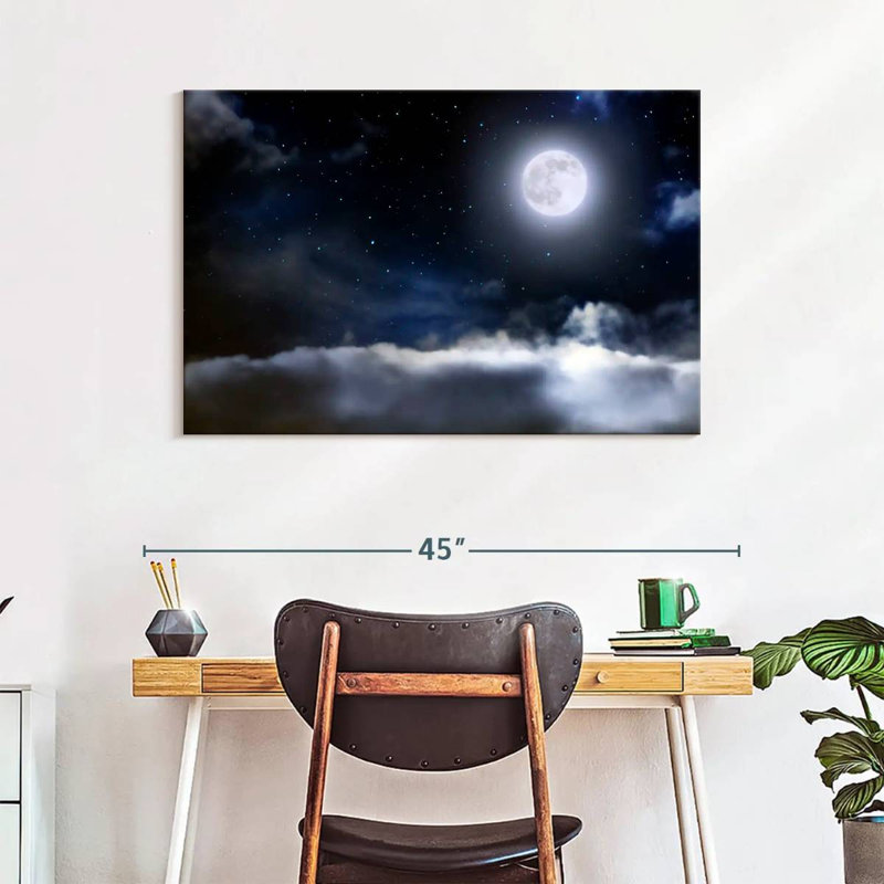 Oberle Glowing Moon, 26" H x 39" W
