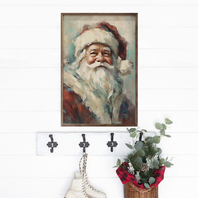 «Red Santa Portrait», H 8 po x l 5 po