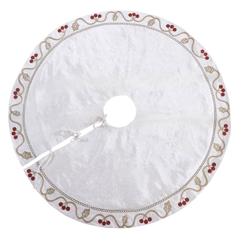 Embroidered Tree Skirt