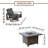 Horwich Patio Conversation Set with Cushions