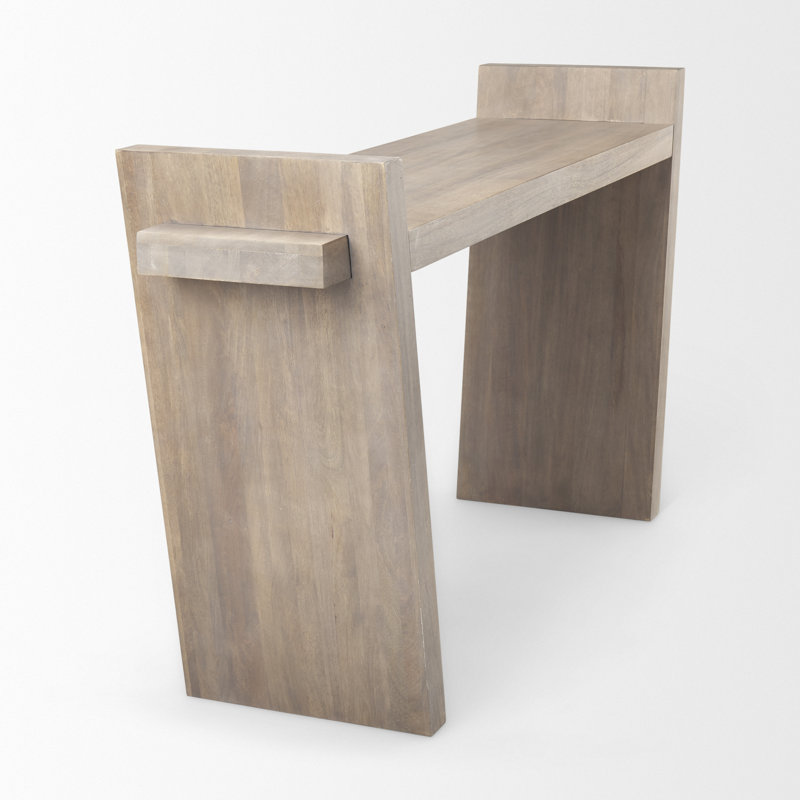 Console en bois massif 60 po Nelia