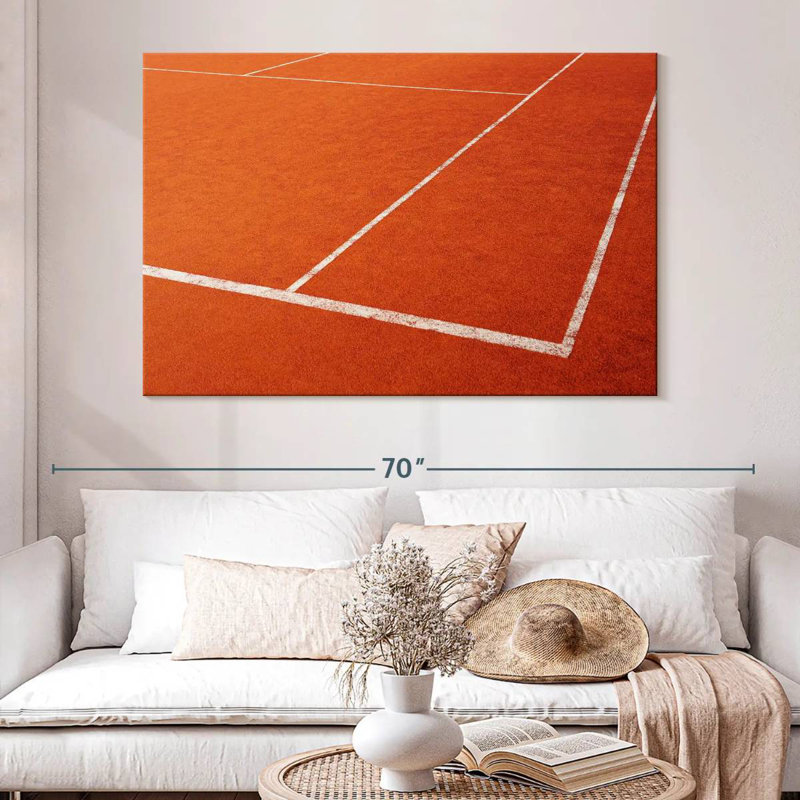 Court de tennis en terre Sirci, H 34 po x l 51 po