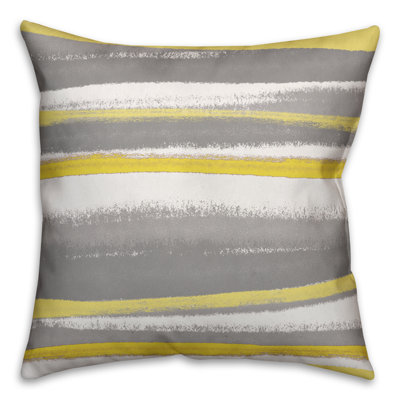 Striped Reversible Throw Pillow