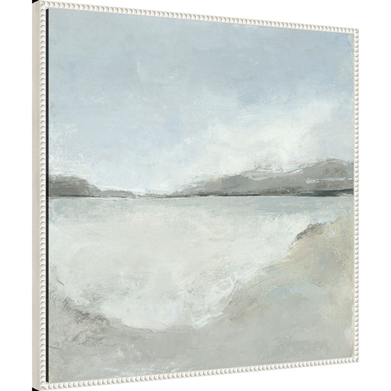 «Subtle Coastal» par Hannah Dawson, reproduction d'art sur toile encadrée, H 30 po x l 30 po