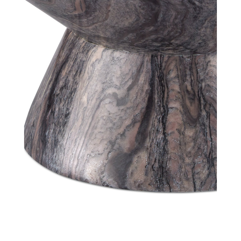 Lubo Handmade Marble Decorative Bowl, 4.5" H x 9.5" W x 9.5" D, Breccia