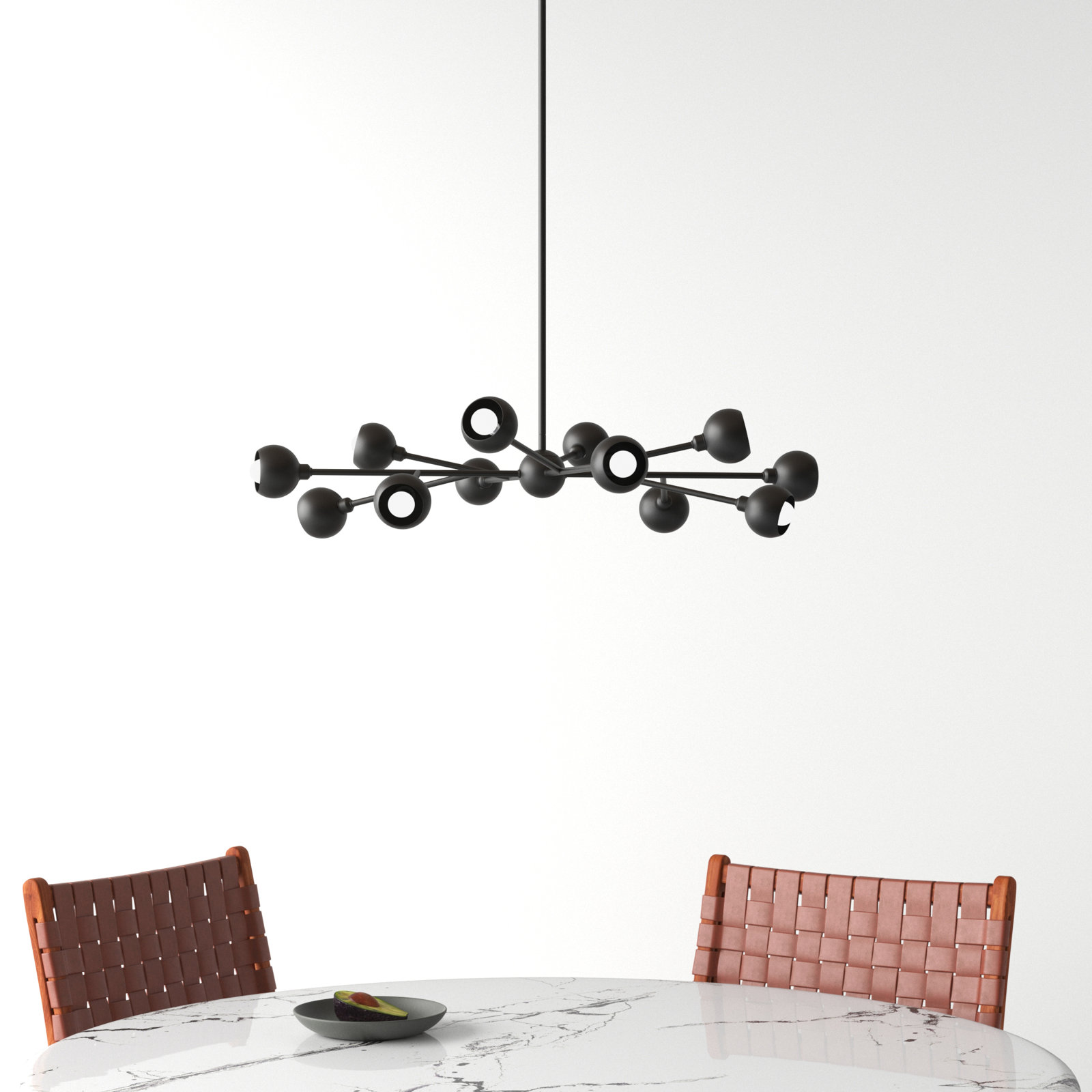 Hudgins 12 - Light Dimmable Sputnik Chandelier