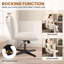 Armless Wide Desk Chair with Cross-shaped Base-446628280