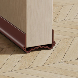 38" Free Cutting Under Door Draft Stopper, Strong Adhesive, Noise Insulation Weather Stripping, Reusable Door Sweep