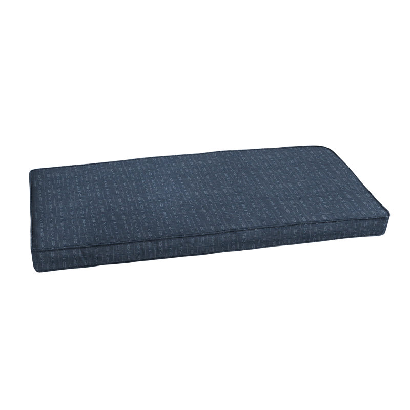 Outdoor Bench Seat Cushion, 17" W x 47" D