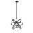 Avers 5 - Light Steel Dimmable Globe Chandelier-796605423
