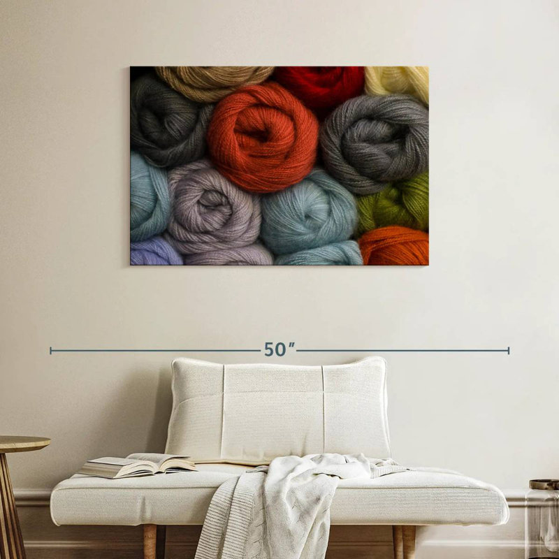 Senne Knitting Yarns, 26" H x 39" W