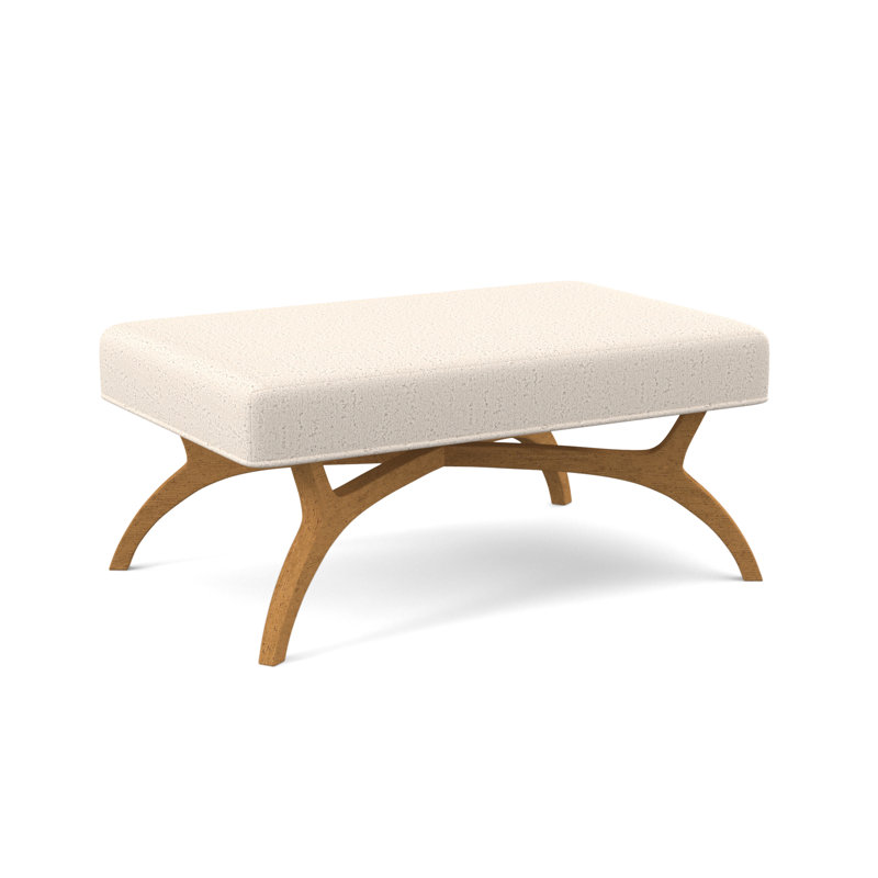 Ansel Upholstered Bench, Amber, Venice Ivory