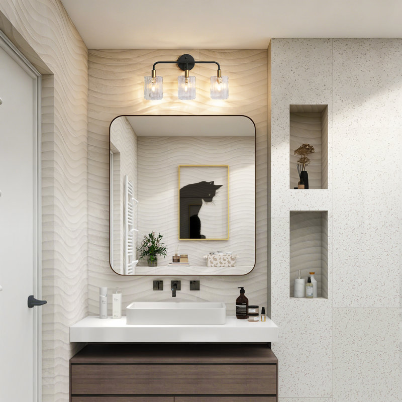 Éclairage pour meuble-lavabo à 3 lumières à intensité variable Virgie