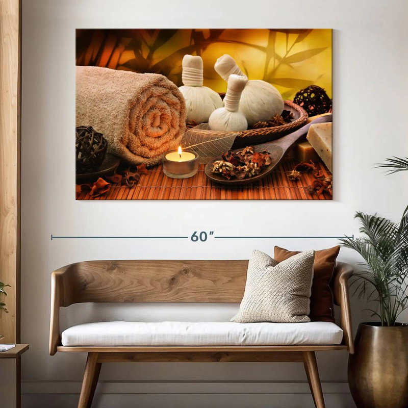 Kerrick Oriental Spa Massage, 34" H x 51" W