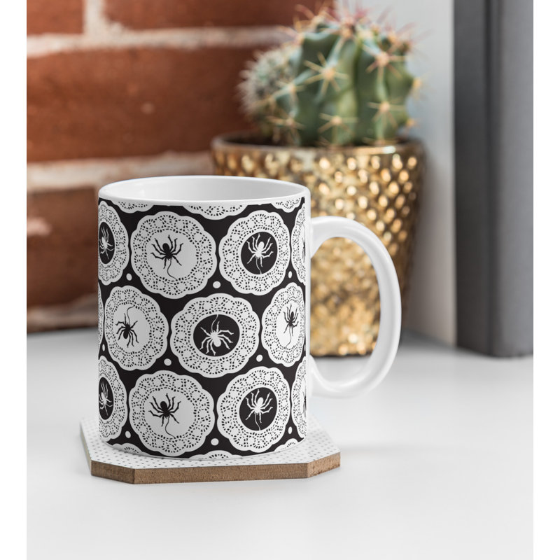 Grande tasse à café en céramique heather dutton spiders