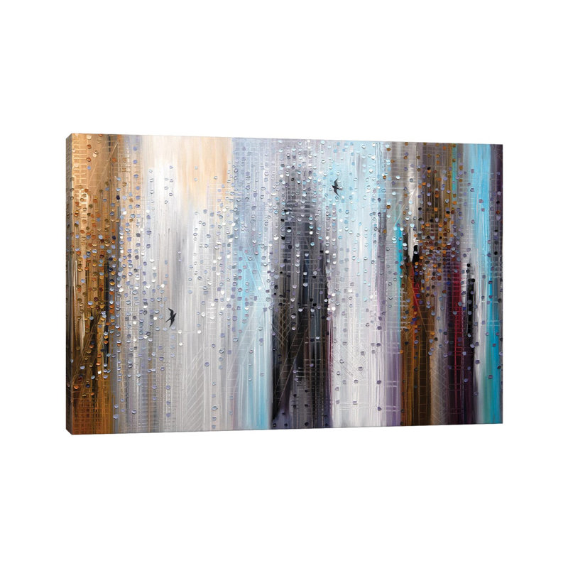 Come Fly With Me by Ekaterina Ermilkina - Painting on Canvas, 20.32 cm H x 30.48 cm W, Wrapped Canvas