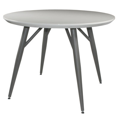 Coldiron Round Metal Base Dining Table