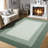 Modern Striped Bordered Printed (Not Woven)Rugs for Living Room Bedroom Decor Washable Low Pile Laundry Runner Rug Simple Neutral Carpet for Office Home Decor-1698662891