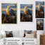 Impression sur toile Bahattin Seagull Vibrant Portrait on Rock On-1624275987-1624275986