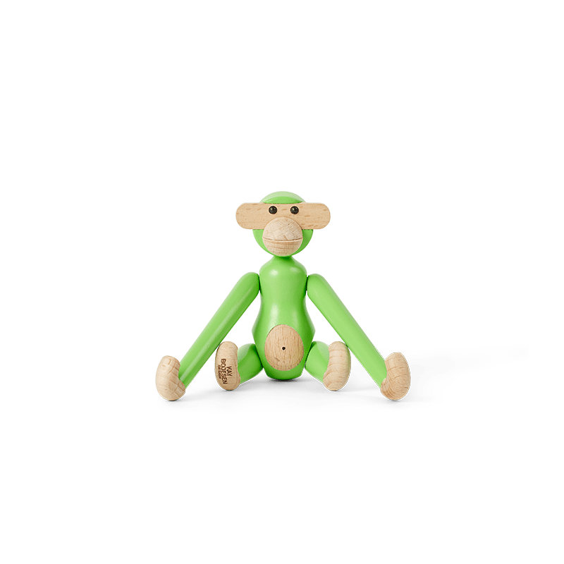 Kay Bojesen Monkey, Mini, Light Green, Light Green