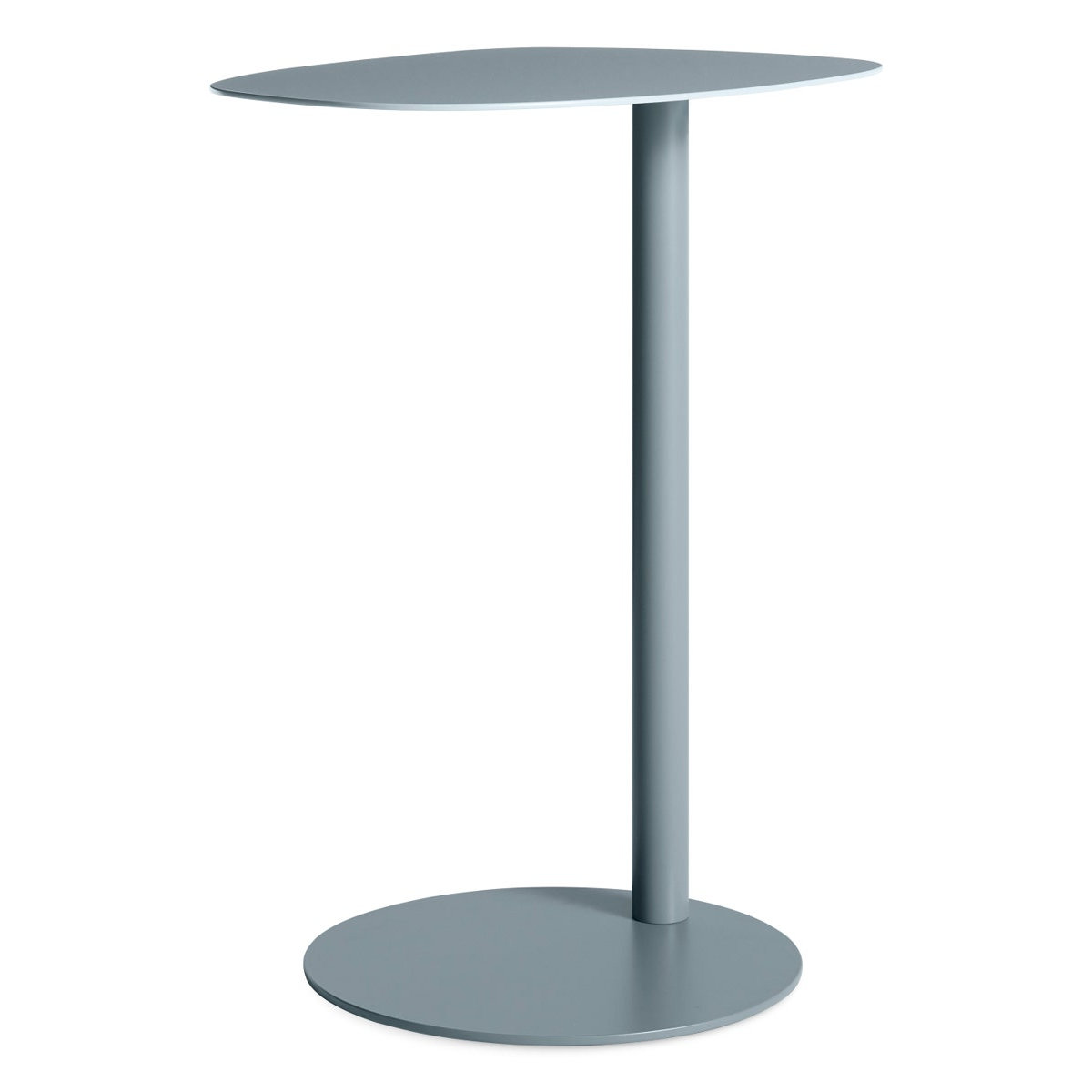 Swole Single End Table, 25" H x 20" W x 15" D, Gray Blue