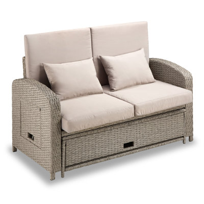 Alba Reclining Garden Sofa Set