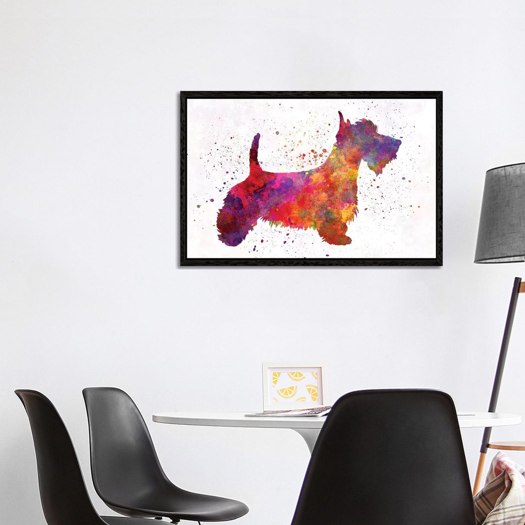 Scottish Terrier in Aquarell