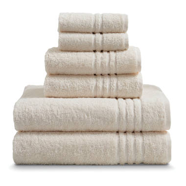 Basics Cotton Bath Towels, Made with 30% Recycled Cotton