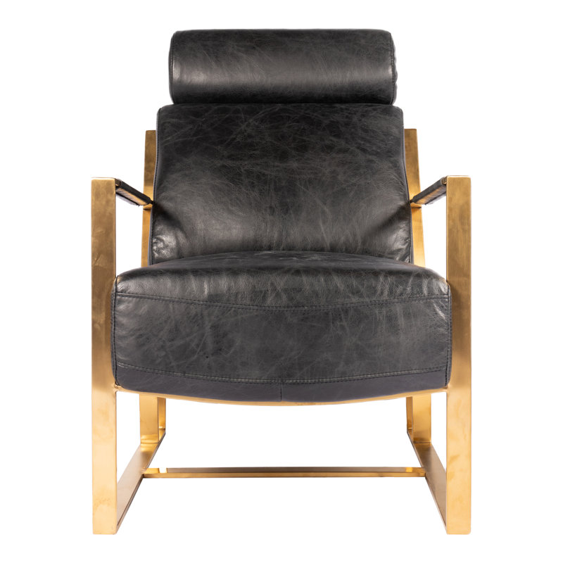Paradiso 24.5" Wide Genuine Leather Armchair