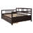 Full Size Daybed Wood Bed With Two Drawers-7839627