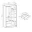 Anzovin 2 Door Wardrobe-2116271321