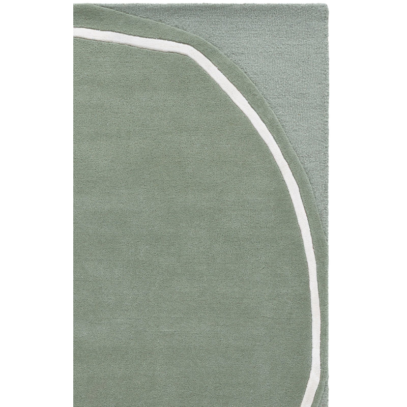 Fifth Avenue Hand Tufted Wool; Viscose; Cotton Abstract Indoor Rug, Square 6'