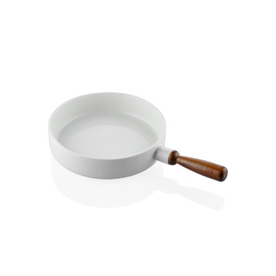 The Mia UK Porcelain China Stainless Steel Serving Bowl