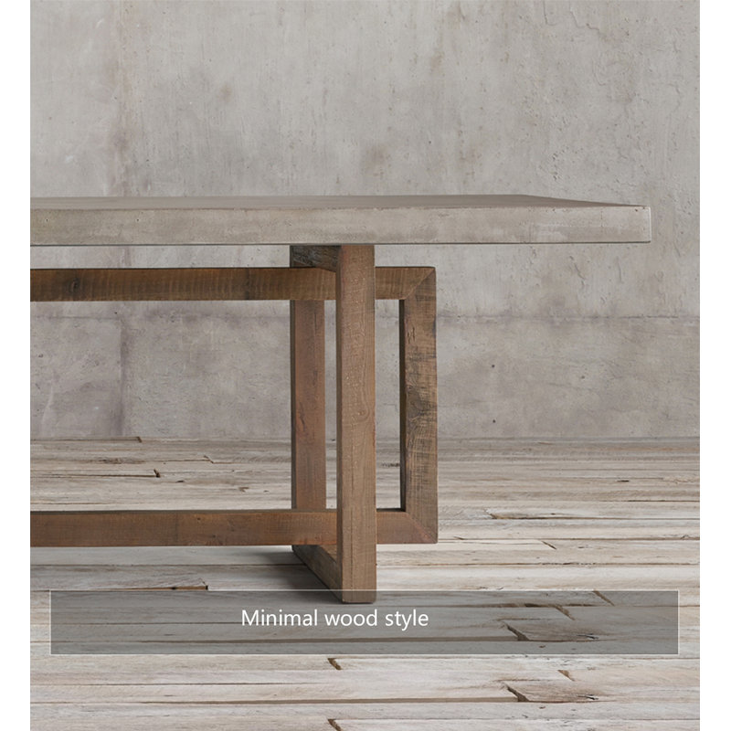 Table de salle à manger Nordic Retro, H 29,53 po x L 78,74 po x l 31,50 po