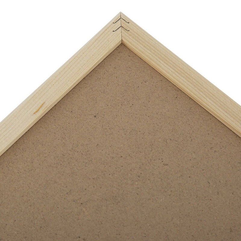 Magnetic Solid Wood Chalkboard Bulletin Board