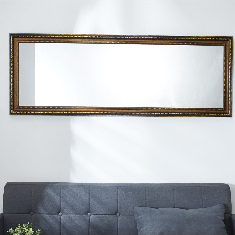 Miroir pleine grandeur vieilli en bois Livingon