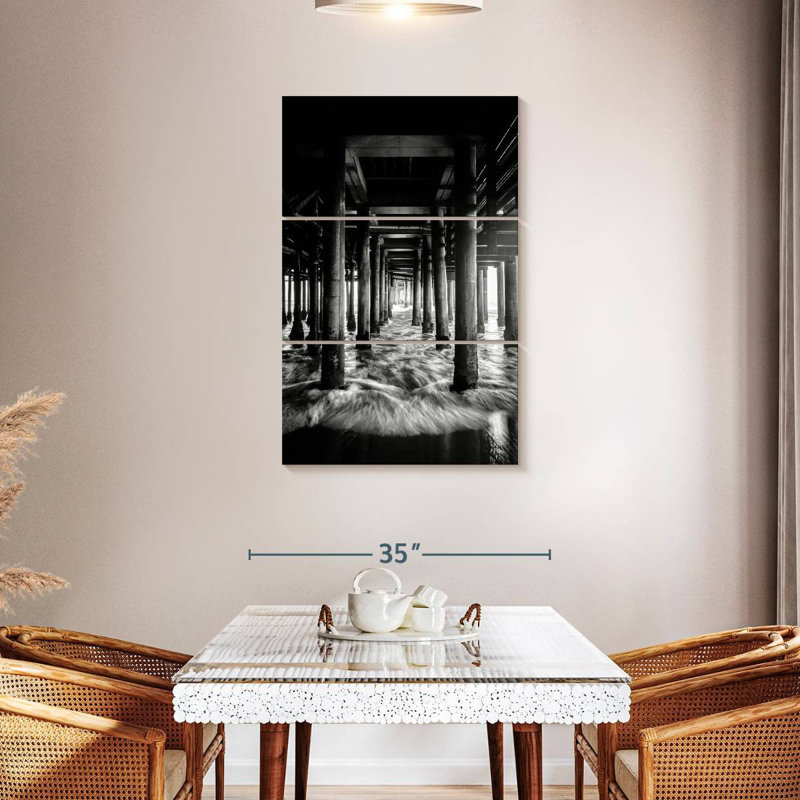 Lilie Under The Bridge BW, 45" H x 28" W