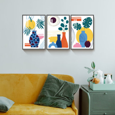 " Boho Art " 3 - Pieces